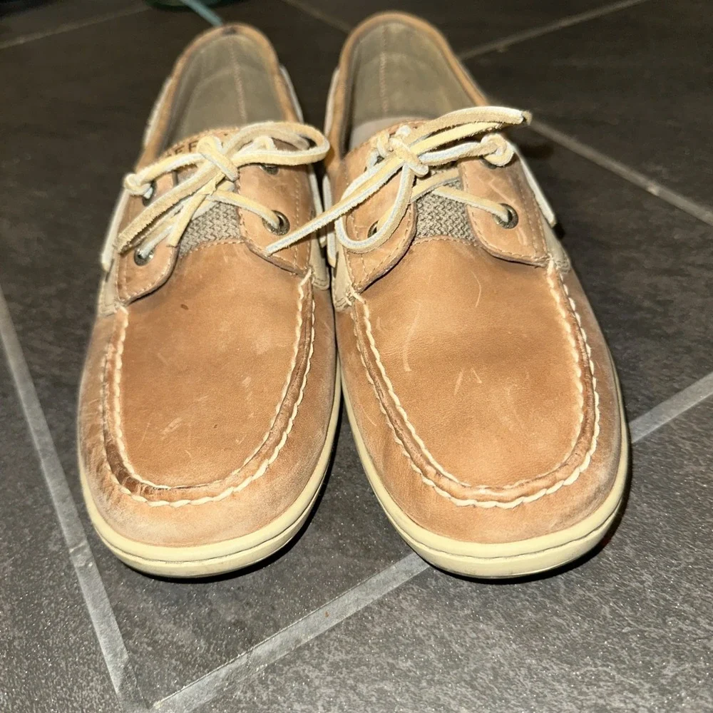Sperry Top-Sider Boat Shoes Womens 10 M Leather Original VTG